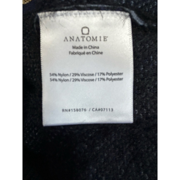 NWT Anatomie Wylie Navy Camo Crewneck sweater in size small retails $178 - Picture 6 of 6